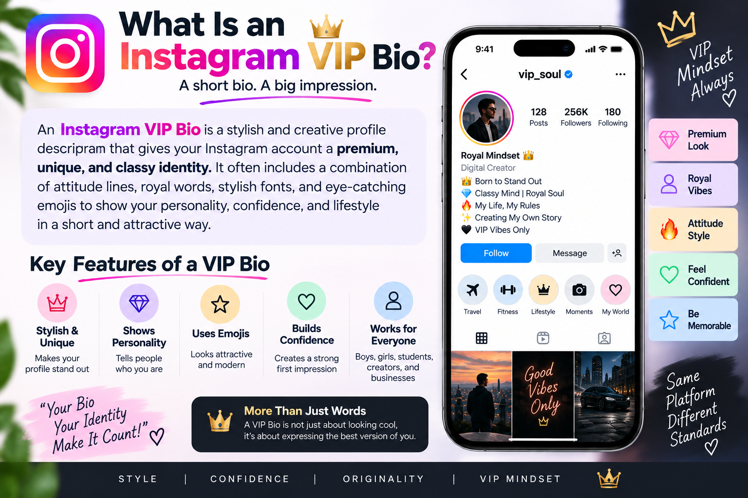 Instagram VIP Bio for Boys ππ